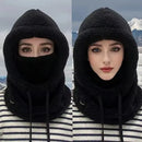 Warm Thermal Windproof Balaclava Ski Hood Motorcycle Face Cover Polar Fleece Adjustable Cycling Neck Cover Full Face Mask Winter