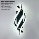 Modern 3 colors LED Wall Lamp Minimalist Black White Line Decor Lights For Bedroom Bedside Backwall Stairway Aisle Illumination