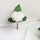 Bridal bouquets, white bridal bouquet, silk flowers, artificial roses,