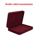 Personalized flannel jewelry box, wedding ring box, necklaces, rings, earrings, bracelets