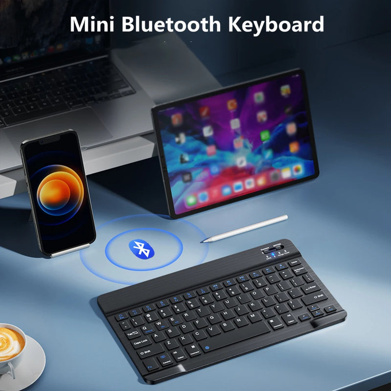 Bluetooth Wireless Keyboard Mini Keyboard For Laptop Tablet Phone ipad Rechargeable Gaming Keyboard For Android iOS Windows