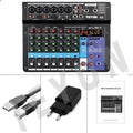 Professional 8-6-4 channel digital mixer sound card microphone mobile phone live broadcast computer recording DJ audio equipment