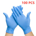 100PCS Disposable Nitrile Gloves Latex for Work Dish Washing Kitchen Garden Household Cleaning Hair Salon Powder Free Gloves - BUY ABROAD NOW