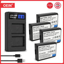 Digital Camera Battery for Canon EOS 1100D 1200D 1300D 2000D 4000D Rebel T3 T5 T6 KISS X50 X70 Battery. - 4Pcs LP-E10 LPE10 LP E10