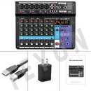 Professional 8-6-4 channel digital mixer sound card microphone mobile phone live broadcast computer recording DJ audio equipment