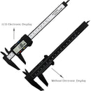 Electronic Digital Caliper Carbon Fiber Dial Vernier Caliper Gauge Micrometer Measuring Tool Digital Ruler. - 150mm 100mm