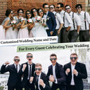 Personalized wedding sunglasses, custom groomsman gift, keepsakes