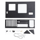 DIY Computer Open Chassis Frame Computer Open Case Rack Cable Routing Holes  Steel Plate Stable for M ATX Motherboard