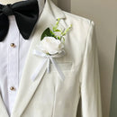 Bride Bouquet Wedding Accessories Silk Roses Artificial Flowers Bridesmaid Bouquet Groom Boutonniere Corsage Wedding Party Decor