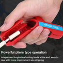 Multifunction Wire Stripper with Curved Handle, Cable Stripping Knife.