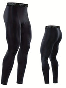 High-Performance Compression Leggings for Men Fitness Workouts Tights for Enhanced Fitness Performance and Running Comfort