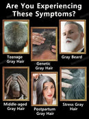 White Hair Care - Grey hair Serum White hairs essence Anti-gray hair, regrow black hairSerum White hairs essence Anti-gray hair,