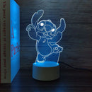 Lilo & Stitch Animation Peripherals Stitch Cartoon Night Lamp Bedside Ambience Lamp Bedroom Decor Children's Birthday Gift