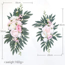 Yannew Artificial Flower Arch Kit for Wedding, Eucalyptus Garland.