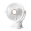 Camping Fan Rechargeable, Portable Desktop Air Circulator Wireless Ceiling Electric Fan With LED Light Clip-on Fan. - Xiaomi 8000mAh