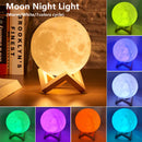 LED book light, moon light, galaxy light, moon night light,