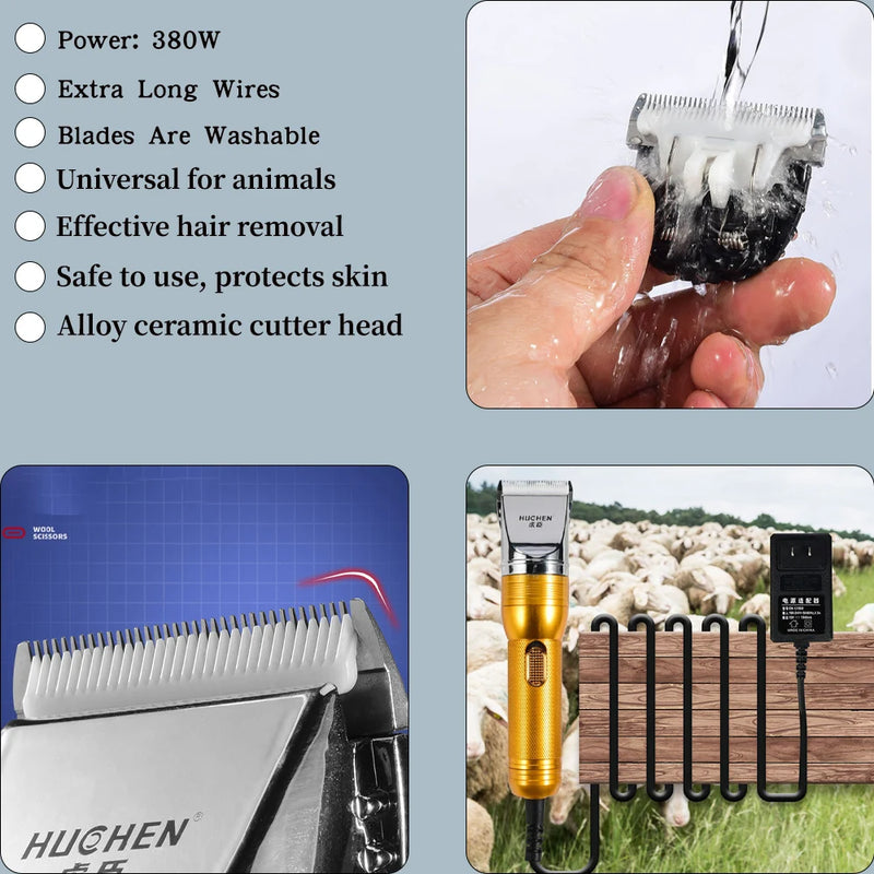 Cordless Cashmere Shearing Machine for Goats and Pets
