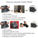 8Pcs 12x12x48cm Acoustic Reverberation Board Long Bass Trap Wall Corner Sound Treatment Sponge Studio Acoustic Foam High Density