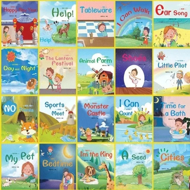 Children's English Early Learning Picture Book, Graded Reader, Story Book,