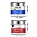 YOUNGCOME Collagen, Retinol & Hyaluronic Acid Cream - Anti-Aging Face Moisturizer for Face, Firming Set of 2