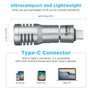 BOYA BY-P4U Omnidirectional Condenser Plug and Play Microphone Type-C Mini Mic for Android Smartphone Tablets Vlog Broadcast