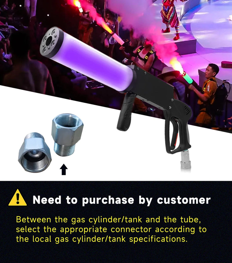 Smoke machine CO2 jet gun CO2 Jet Machine Stage Effect Smoking for Nightclub Wedding Party Dj Disco Performance dry ice Jet