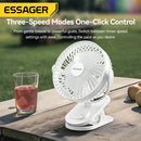 Portable Cooling Fan 3 Speed Ultra Quiet Powerful Mini Table Fans For Home Office