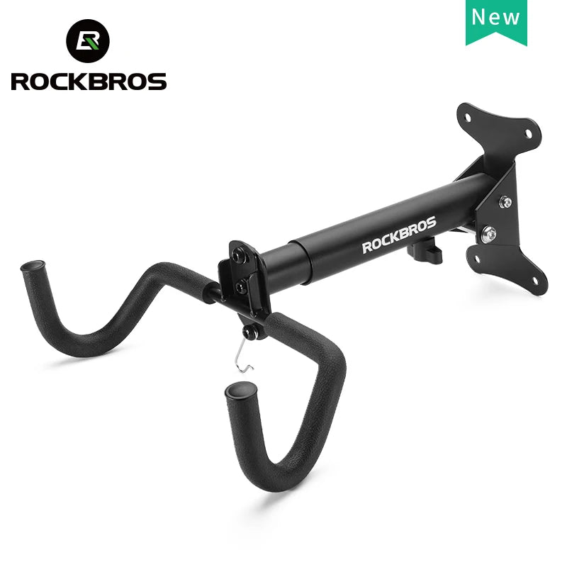 ROCKBROS Bike Wall Bracket Storage MTB Road Bike Retractable Stand Hook Parking Rack Bicycle Accessories