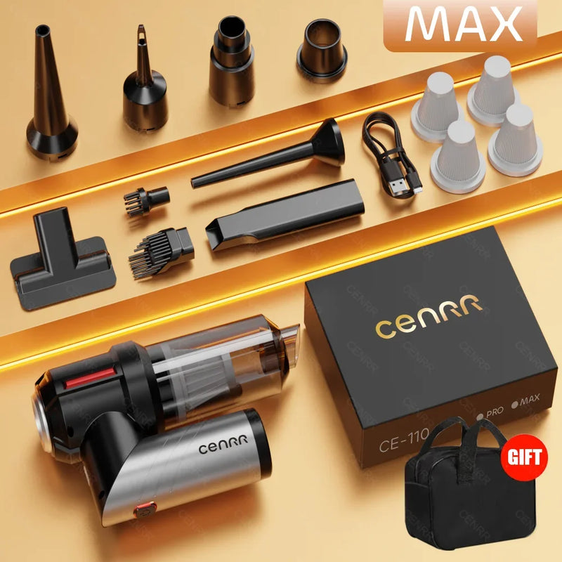 High Pressure Car Vacuum Cleaner Portable for Car Cleaner Home Appliance. - CENRR