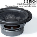 6.5 Inch Bookshelf Surround Passive Speaker Hifi High Fidelity Home Fever Home Theater Speaker Sound Box Desktop Speakers