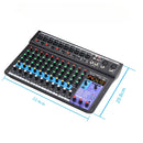 TEYUN A12 Channel Audio Mixer Professional Portable Mixer Sound Table Board Digital MP3 Computer Input 48v Power Number A6 A8