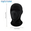 Winter Thermal Motorcycle Mask Windproof Balaclava Cap Face Cover Fleece for Ski Cycling Riding Warm Dustproof Full Face Mask