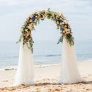 Large Metal Wedding Arch with Balloons, Ideal for Weddings, Brides,