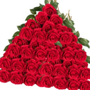 real touch velvet artificial roses,