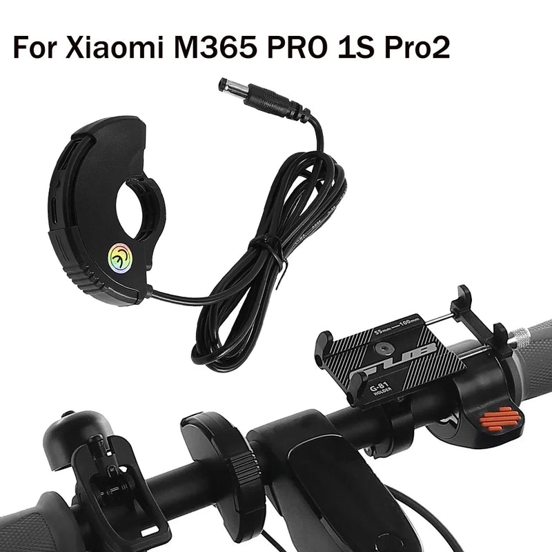 USB Charger Waterproof Mounting Bracket Cell Phone Charger for Xiaomi M365 PRO 1S Pro2 Mi3 Mi4 Electric Scooter Quick Charger