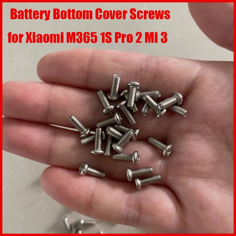 M3 * 8cm Battery Bottom Cover Screws for Xiaomi M365 1S Pro 2 Mi 3 Pro 4 Electric  Scooter Pure Metal Screws Repair Part 21pcs