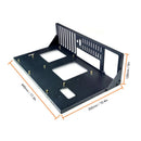 DIY Computer Open Chassis Frame Computer Open Case Rack Cable Routing Holes  Steel Plate Stable for M ATX Motherboard