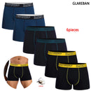 Black Boxer Shorts Men Underwear Soft Breathable Male Underpants for Men Homme Boxershorts Slips 2024 Panties. - 6pcs pack