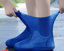 1 Pair latex WaterProof Shoe Covers Lip-resistant Rubber Rain Boot Rain Gear Overshoes Accessories for Outdoor Rainy Day