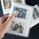 Frosted Photo Album 3/4/5inch Photo Card Train Ticket Card Collection Book Wholesale Transparent Photo Card Storage Album