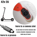 42V 2A Battery Charger For Xiaomi M365 1S Pro for Ninebot Max G30 G30D Electric Scooter Chargers Adapter US/EU/UK Plug Power